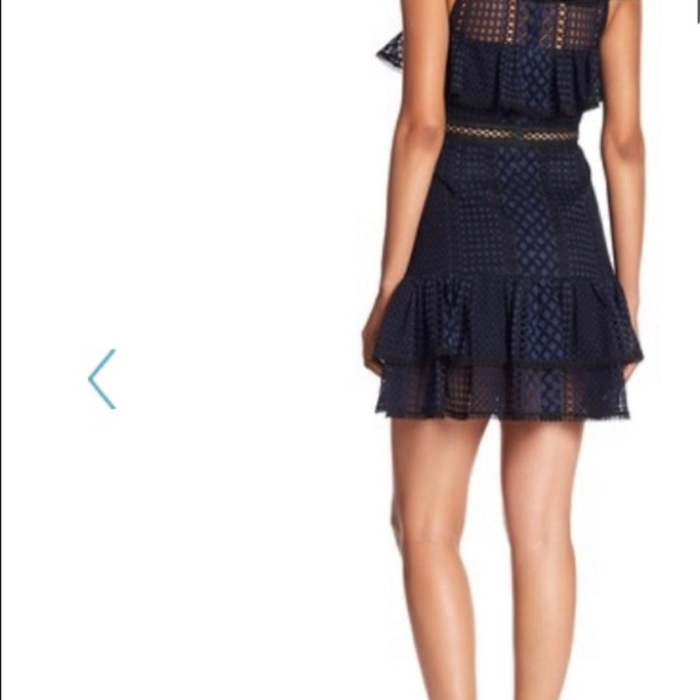 Jay Godfrey Ruffle Lace Dress (12) - Picture 2 of 8